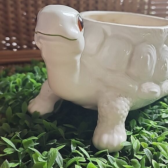 Vintage Fitz & Floyd Turtle Planter - Picture 5 of 14
